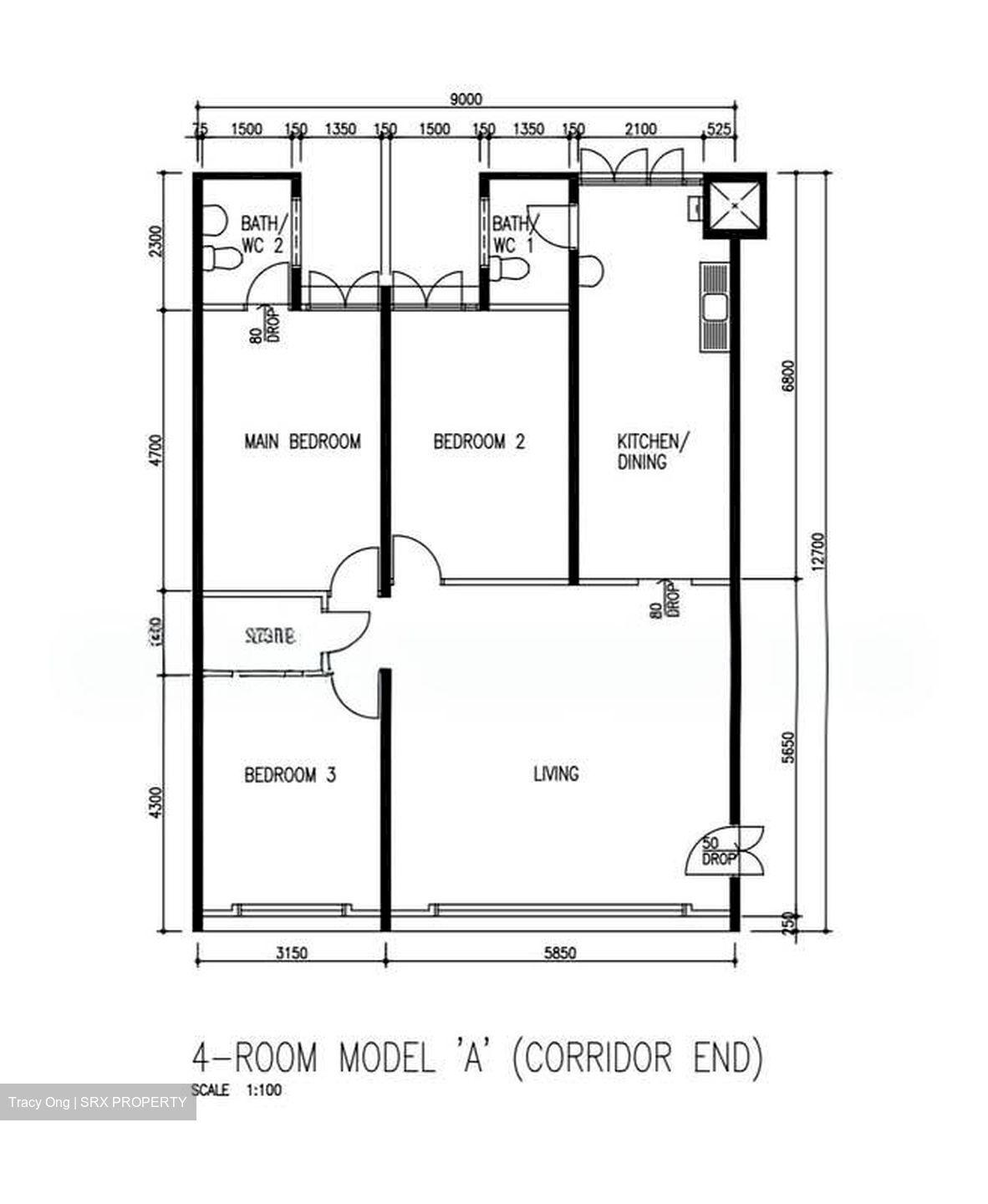 Blk 837 Tampines Palmwalk (Tampines), HDB 4 Rooms #591373421